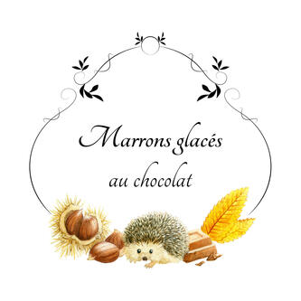 Marrons glacés label