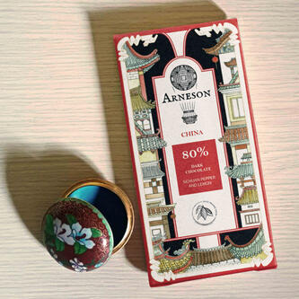 China chocolate mockup